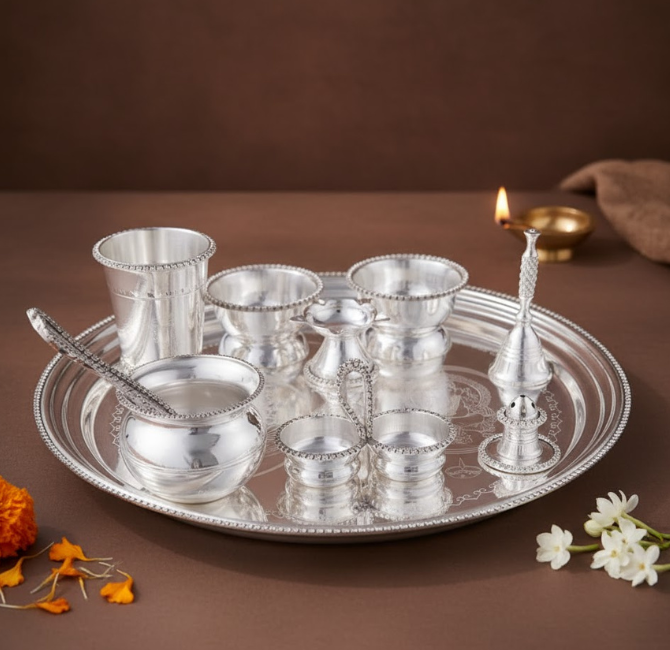 Silver Pooja Article