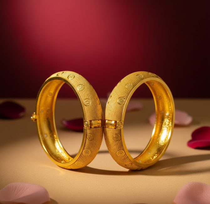 Bridal Gold Bangles in Pune — Gold Mart Jewellers