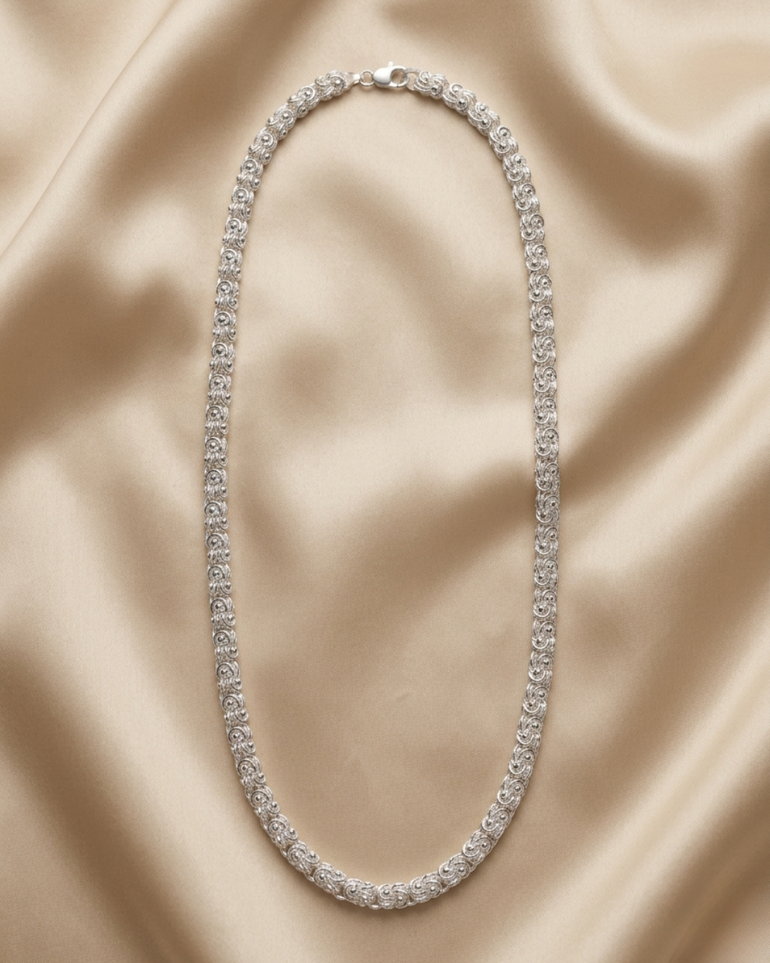 Silver Byzantine Chain in Pune — Gold Mart Jewellers