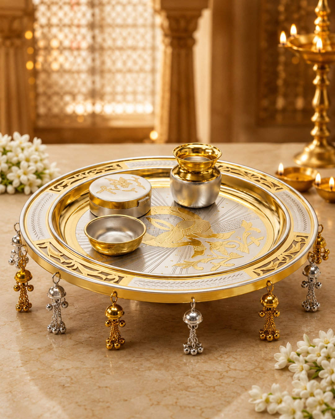 Silver Pooja Items in Pune — Gold Mart Jewellers